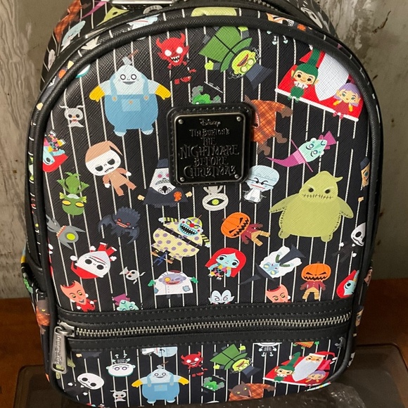 Disney nightmare before Christmas AOP chibi loungefly - Picture 1 of 2